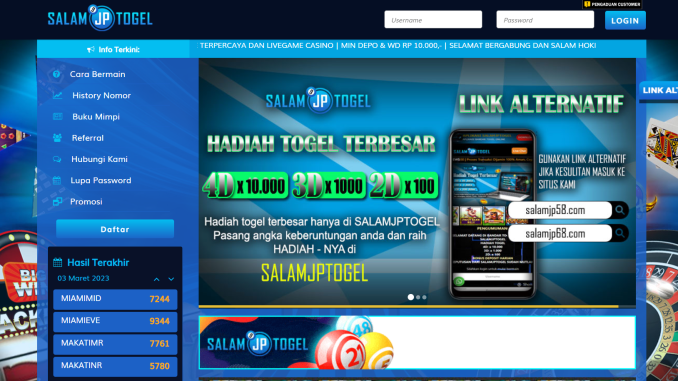 SALAMJPTOGEL SALAMJPTOGEL